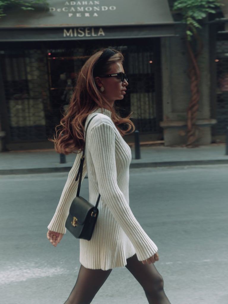 Robe en maille côtelée "Ludivine"
