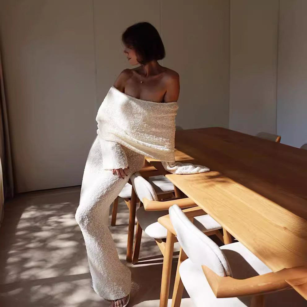 Robe longue bardot "Eva"