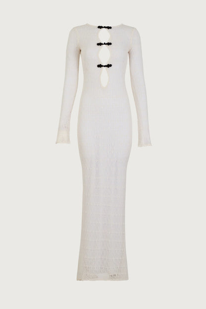Robe longue à détails "Naelle"