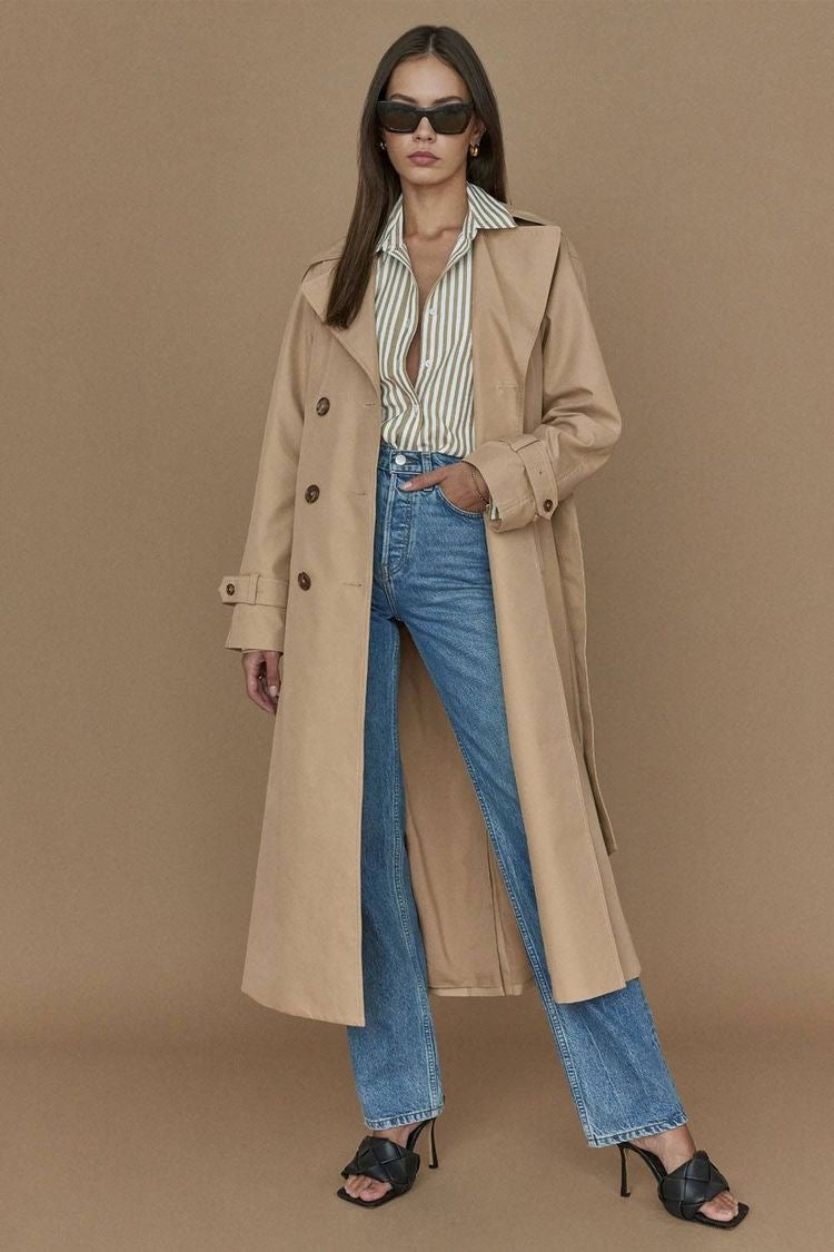 Trench boutonné "Clarisse"