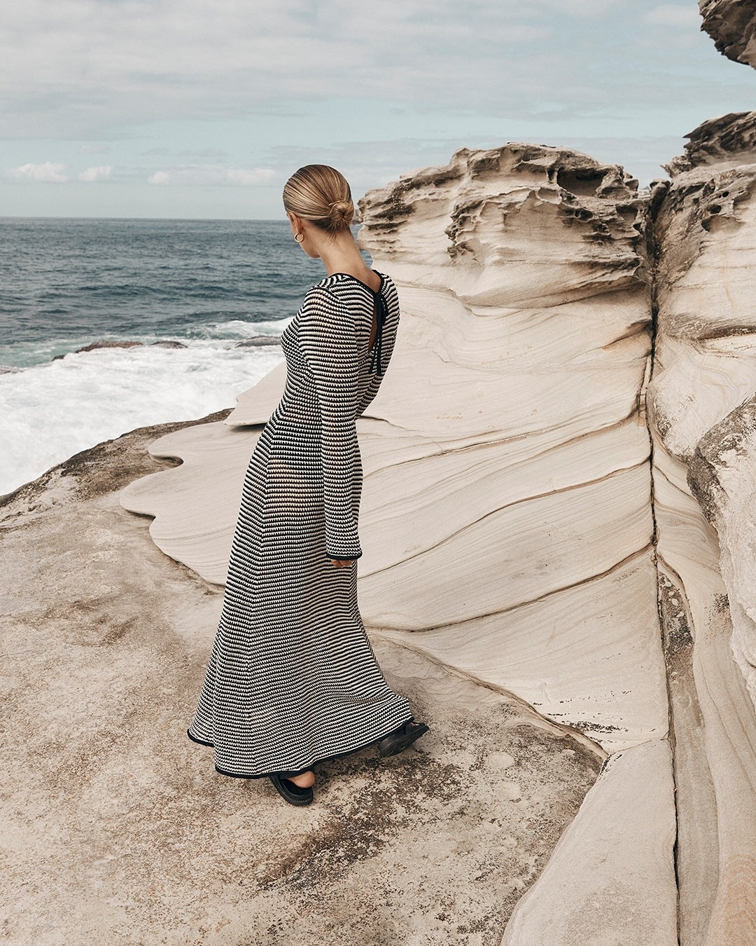 Robe longue fine "Maya"