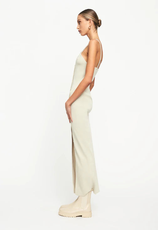 Robe longue maille côtelée "Charlotte"